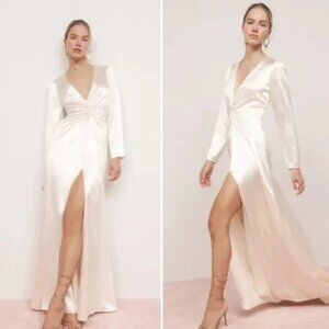 Reformation Delphi Silk Dress